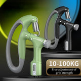 Smart Counting Hand Grip 10-100KG Adjustment Exercise Power