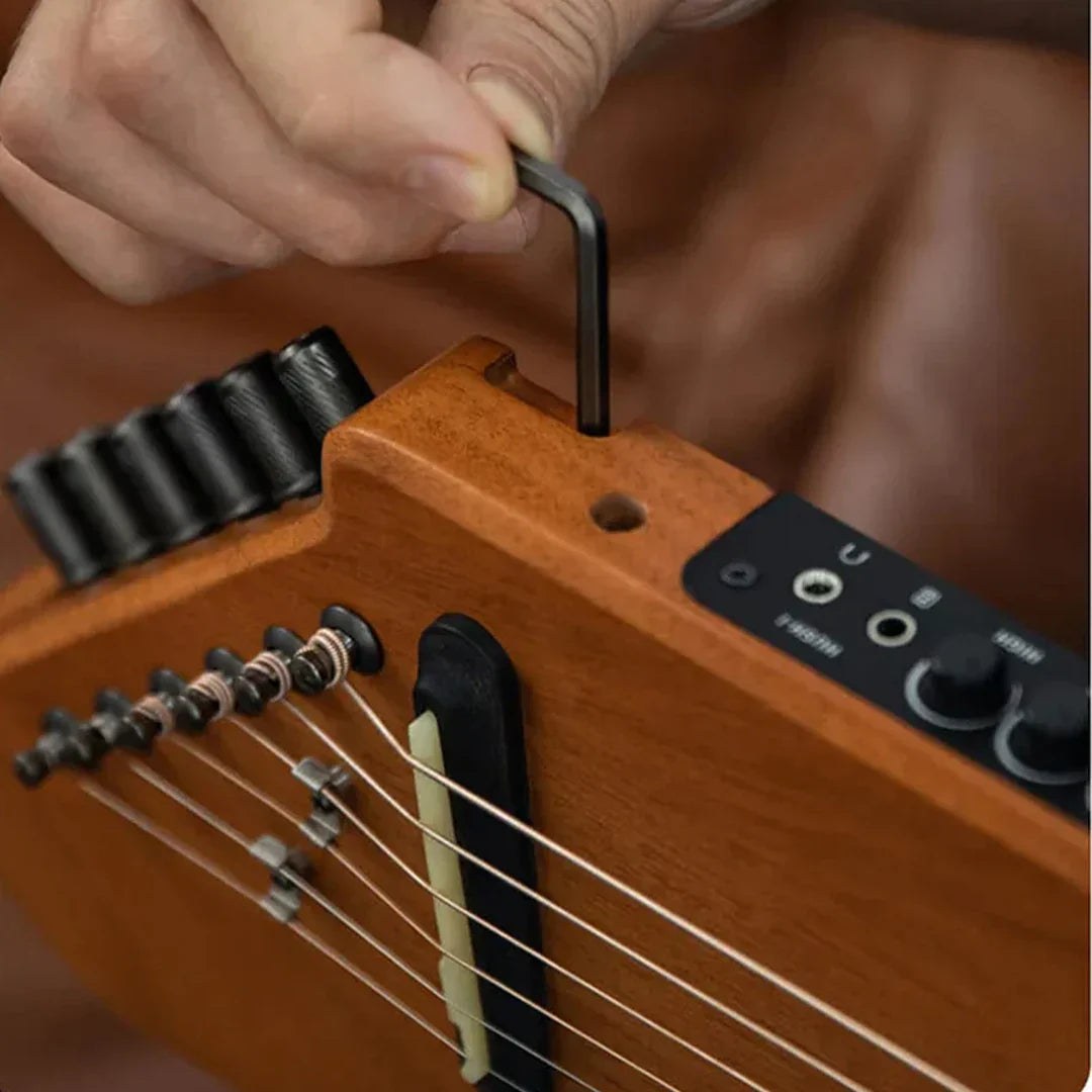 Smart Mute Guitar Travel Portable Detachable Ballad Headless
