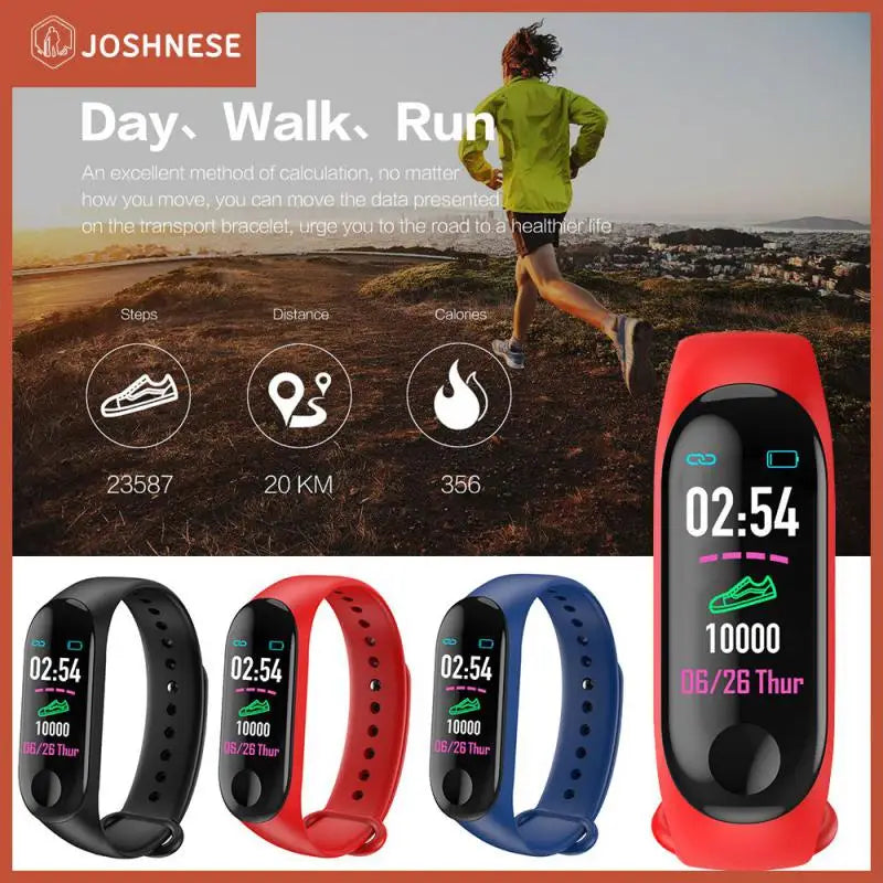 Smart Running Pedometer M3 Plus Blood Pressure Monitor