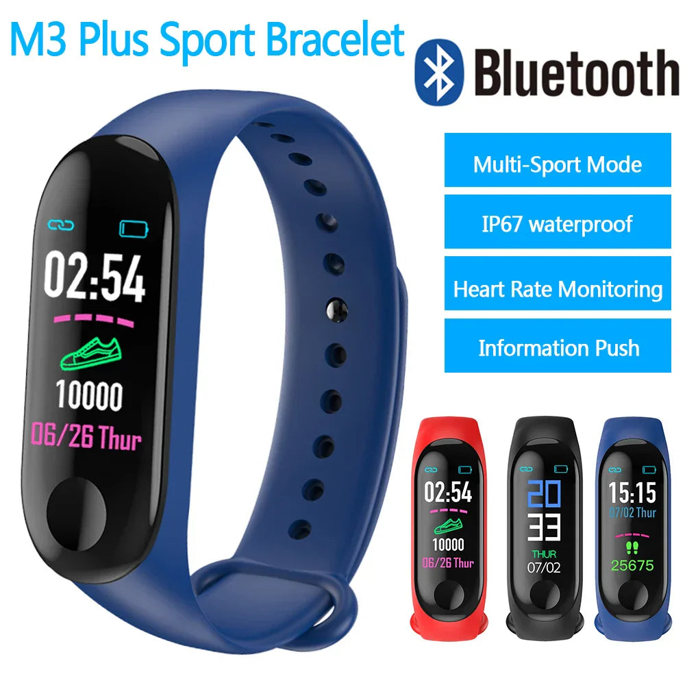 Smart Running Pedometer M3 Plus Blood Pressure Monitor
