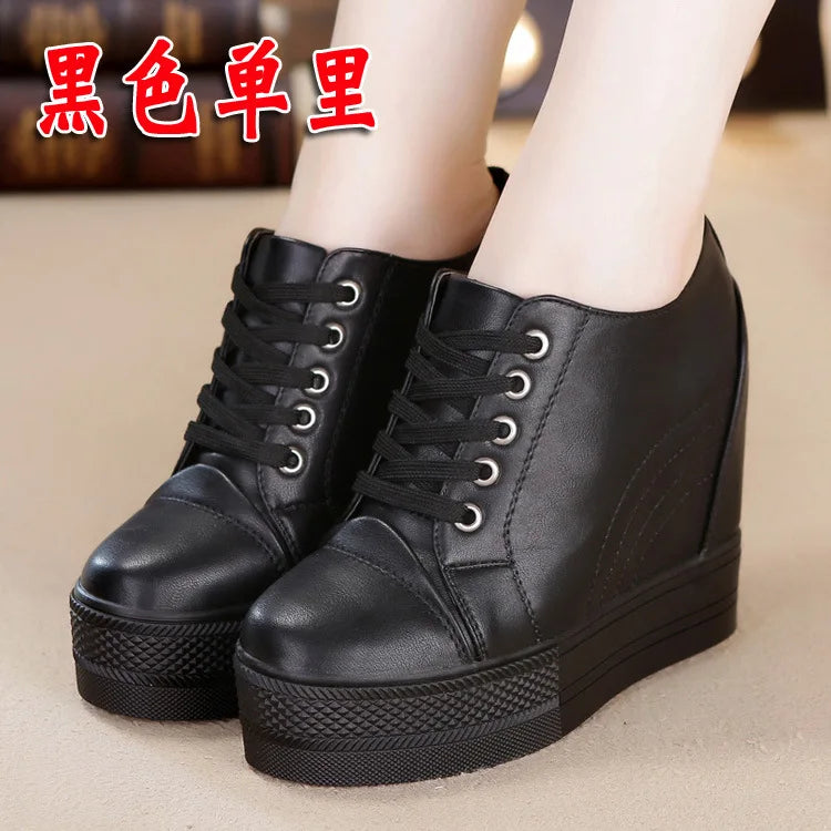 Sneakers Women Casual Shoes Autumn Winter Wedge Platform Hidden Heels comfortable Ladies Sneakers Women Shoes