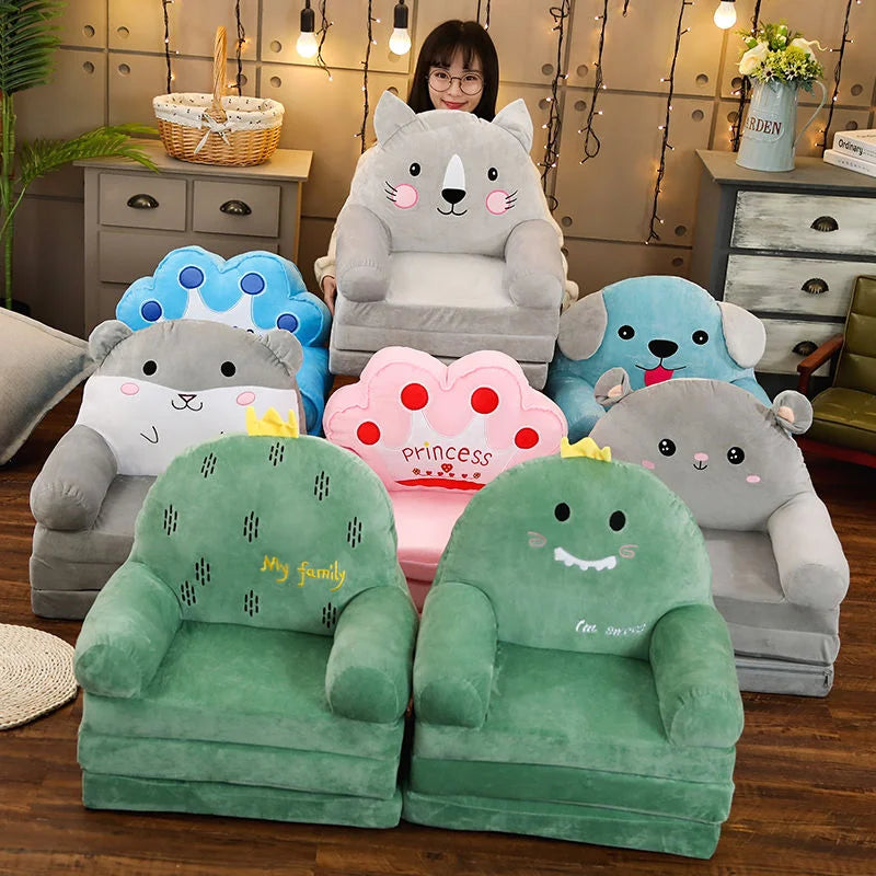 Sofas Children Sofa Cute Cartoon Lazy Folding Small