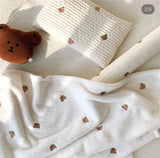 Soft Fleece Blanket Swaddling Blankets Baby Newborn Bed