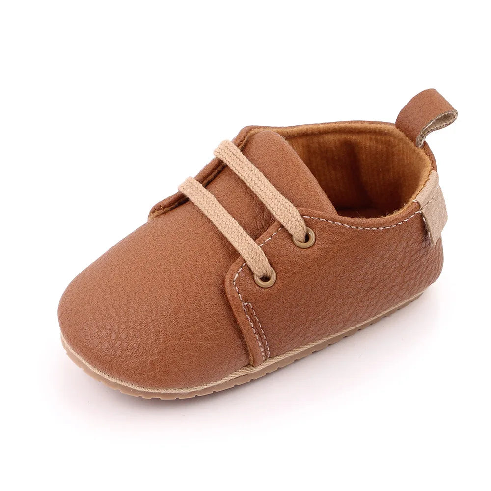 Soft Leather Baby Shoes Moccasins Infant Girls Boys