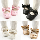 Soft Leather Lace Baby Girls Princess Shoes Newborn