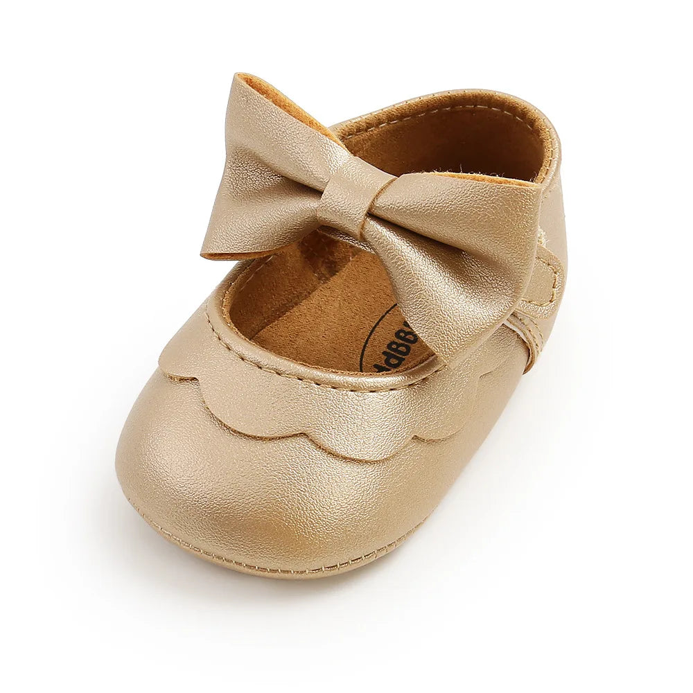 Soft Leather Lace Baby Girls Princess Shoes Newborn