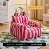 Soft Plush Fabric Children Sofa Reading Corner Baby