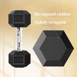 Solid Cast Iron Hexagonal Dumbbell Set, Hexagonal Dumbbell,