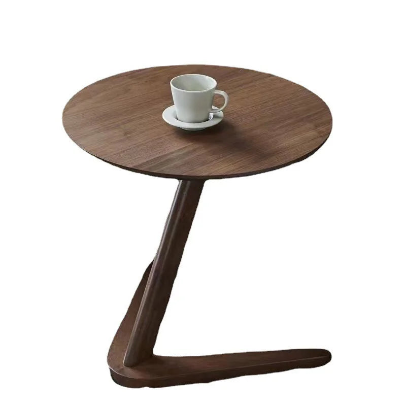 Solid Wood Side Dining Table Coffee Tea Round