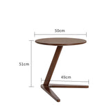 Solid Wood Side Dining Table Coffee Tea Round