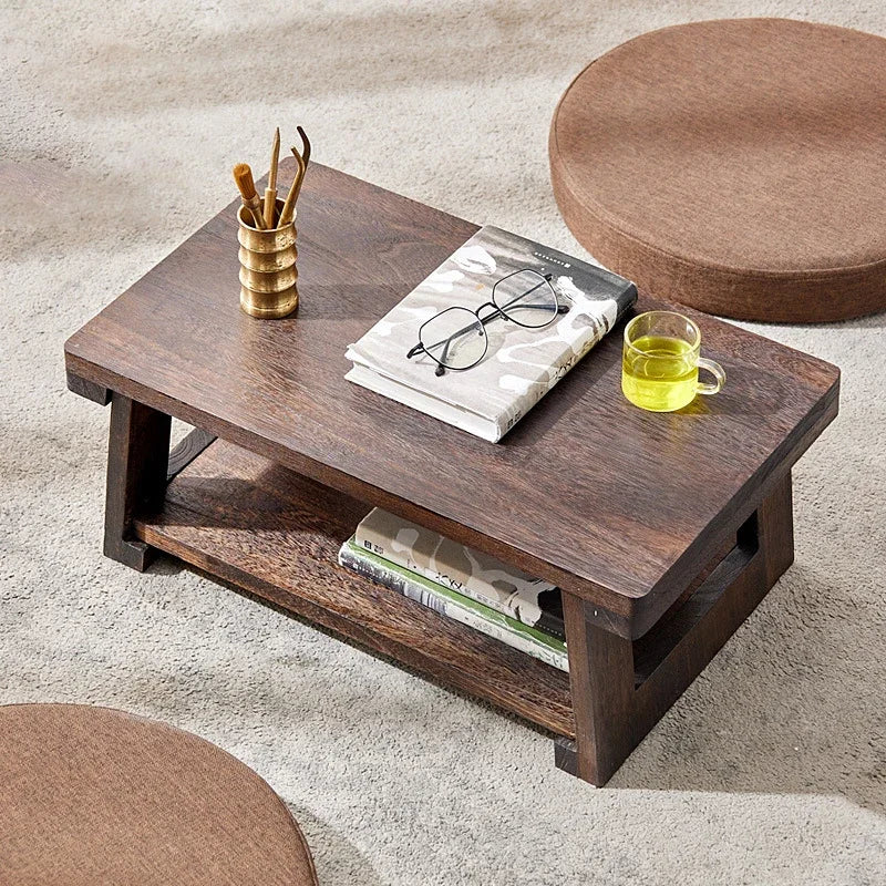 Solid Wood Tatami Small Table Tea Table Japanese