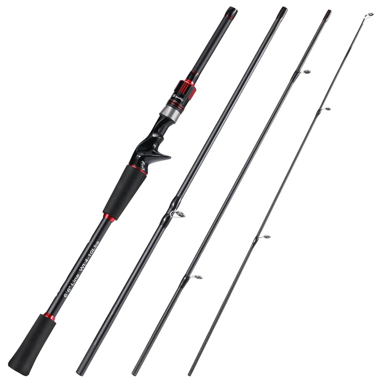 Sougayilang 1.8m 2.1m Casting Rod 4 Sections Carbon