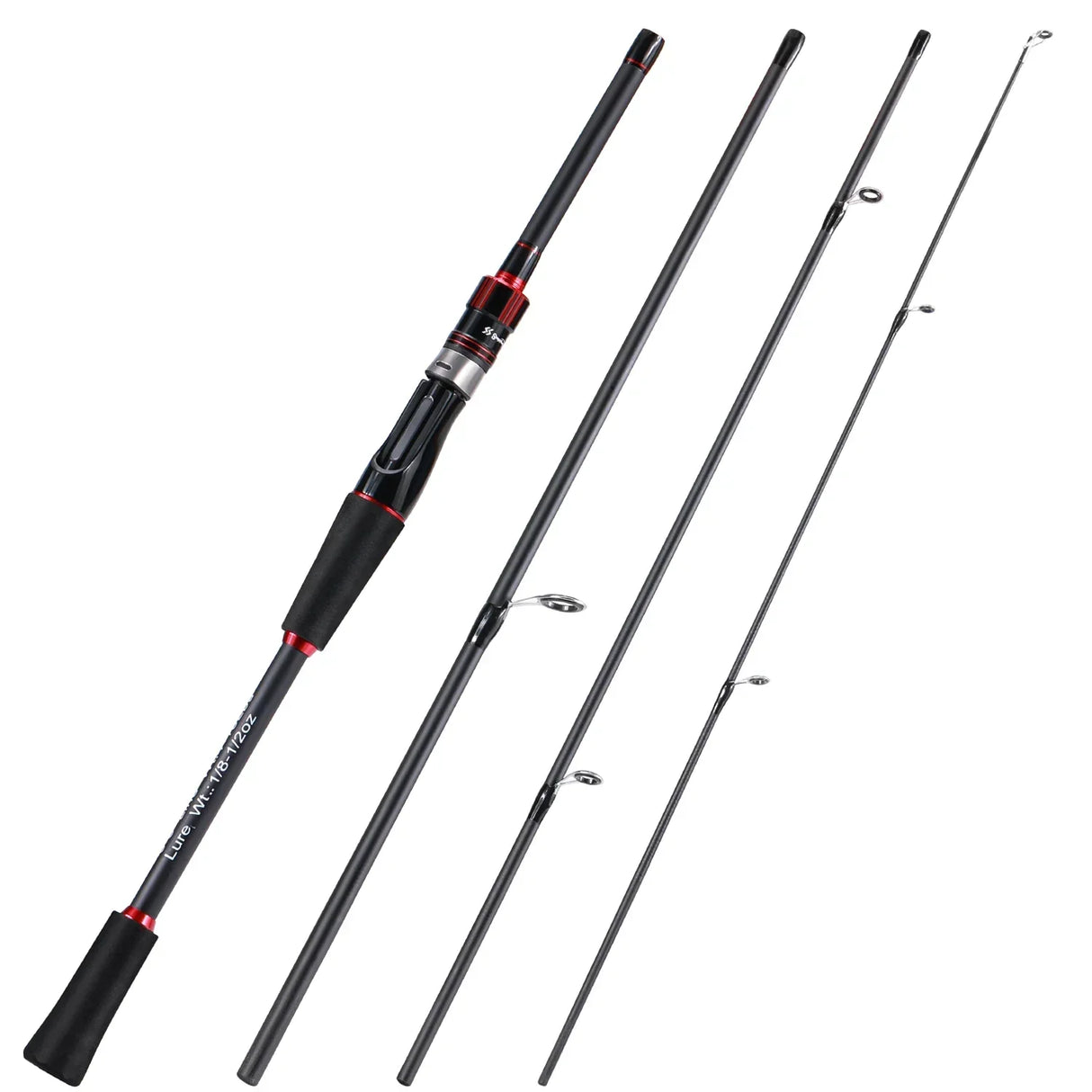 Sougayilang 1.8m 2.1m Casting Rod 4 Sections Carbon