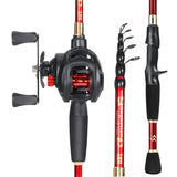 Sougayilang Fishing Rod Combo 1.8-2.4M Lure Fishing Rod