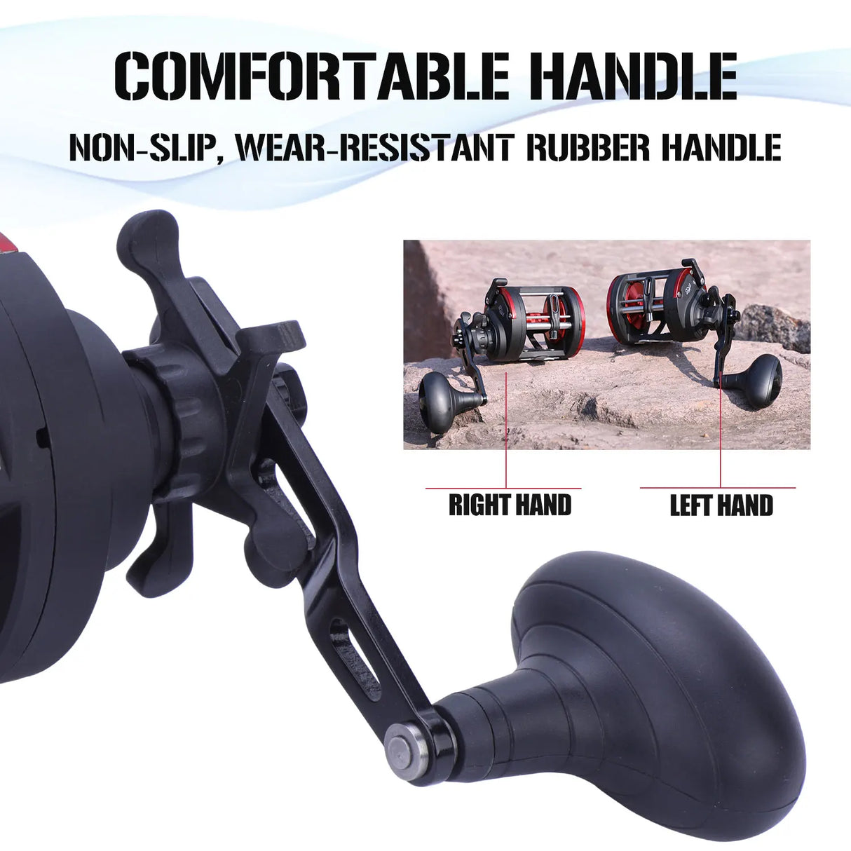 Sougayilang Saltwater Fishing Reels 3+1bb Casting Sea Fishing