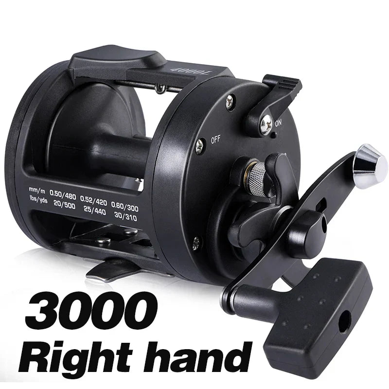 Sougayilang Saltwater Fishing Reels 3+1bb Casting Sea Fishing