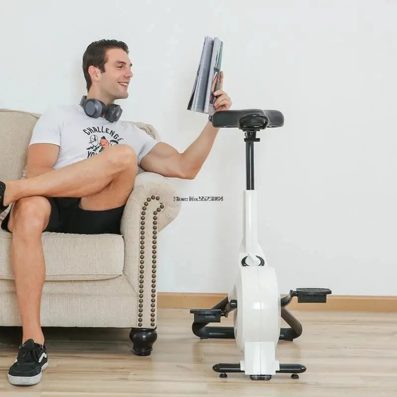 Spinning Bike with Backrest Adjustable Height Magnetic Exercise