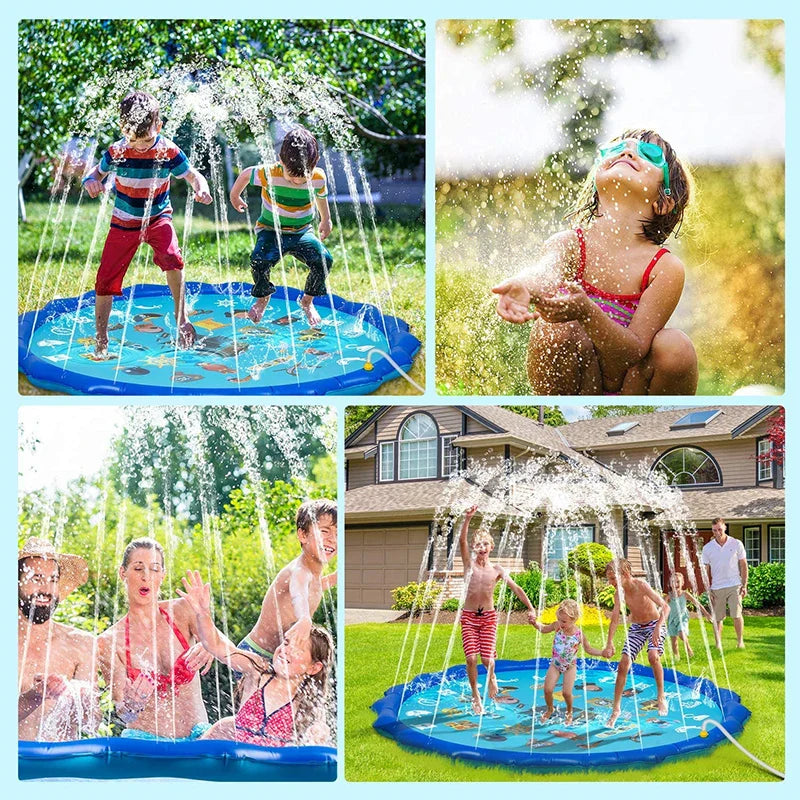 Splash Pad Kids Outdoor Water Toys Chilfren Sprinklers