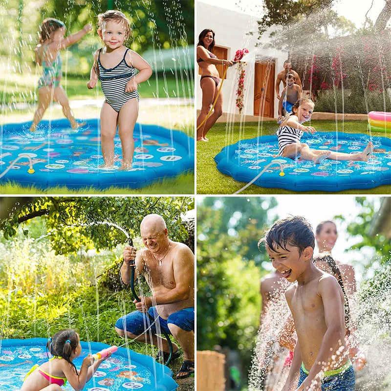 Splash Pad Kids Outdoor Water Toys Chilfren Sprinklers