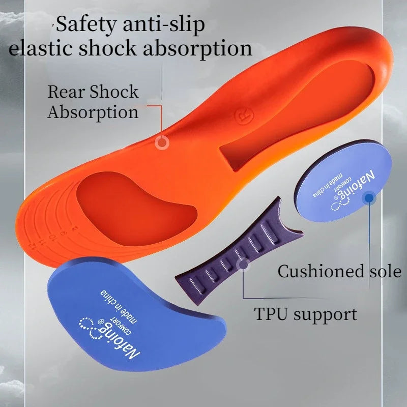 Sports Orthopedic Insoles For Shoes elastic Sole Technology