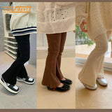 Spring Autumn Infant Baby Girls Pure Color Pants