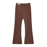 Spring Autumn Infant Baby Girls Pure Color Pants