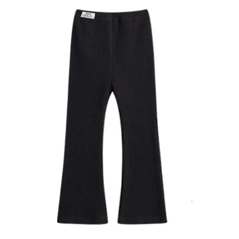 Spring Autumn Infant Baby Girls Pure Color Pants