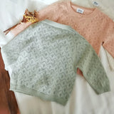 Spring Baby Girl Hollow Knitted Sweater Cardigans Summer