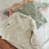 Spring Baby Girl Hollow Knitted Sweater Cardigans Summer