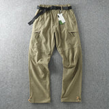 Spring Outdoor Windproof Waterproof Men's Cargo Multi-Pocket Pants