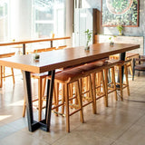 Square Industrial Bar Tables High Reception Standing Minimalist