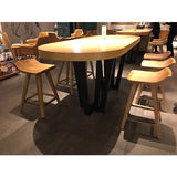 Square Industrial Bar Tables High Reception Standing Minimalist