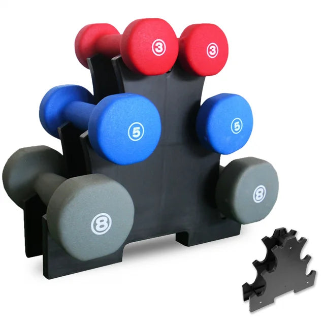 Stable Durable Dumbbell Rack PVC Holder for Small