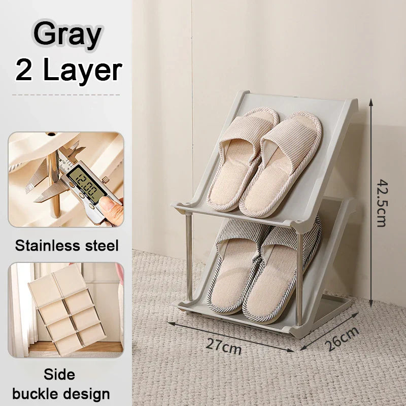 Stackable Shoe Rack Space Saving Shoerack Organizer