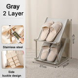 Stackable Shoe Rack Space Saving Shoerack Organizer