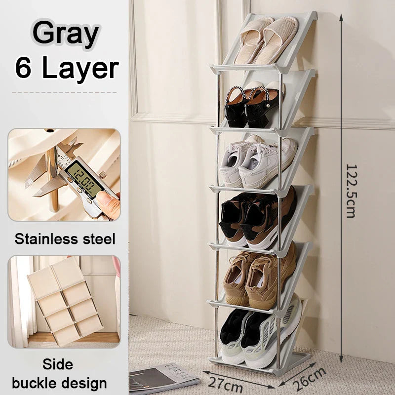 Stackable Shoe Rack Space Saving Shoerack Organizer