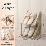 Stackable Shoe Rack Space Saving Shoerack Organizer