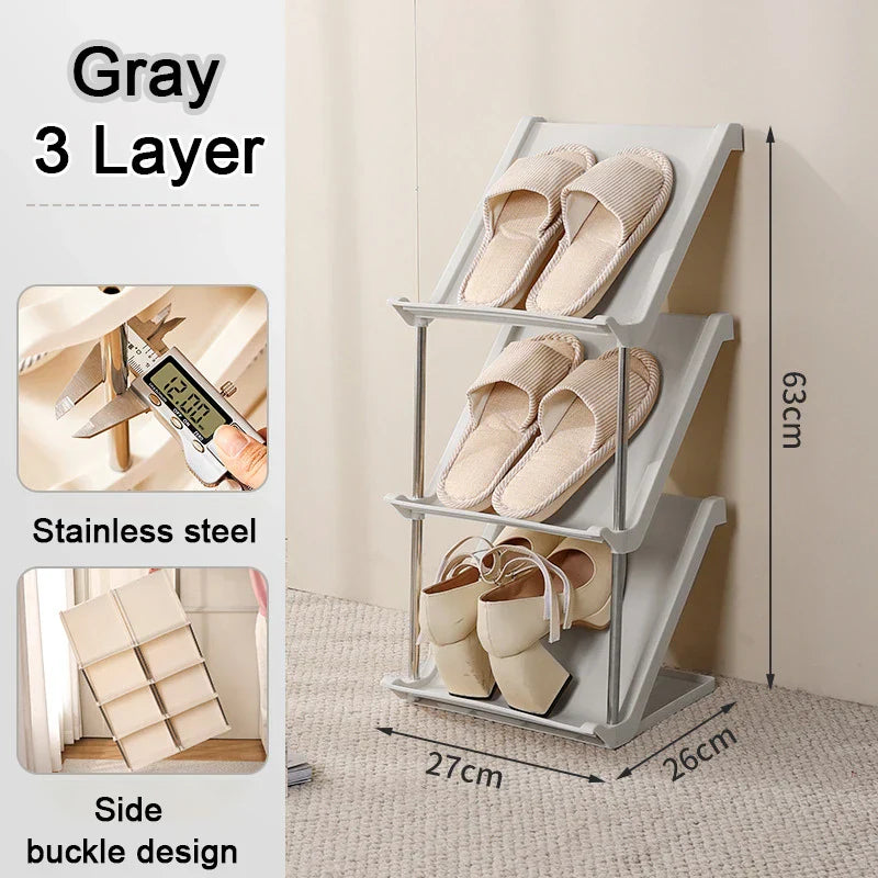 Stackable Shoe Rack Space Saving Shoerack Organizer