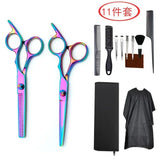 Stainless Steel Hairdressing Scissors 14/11PCS Hair Scissors Thinning