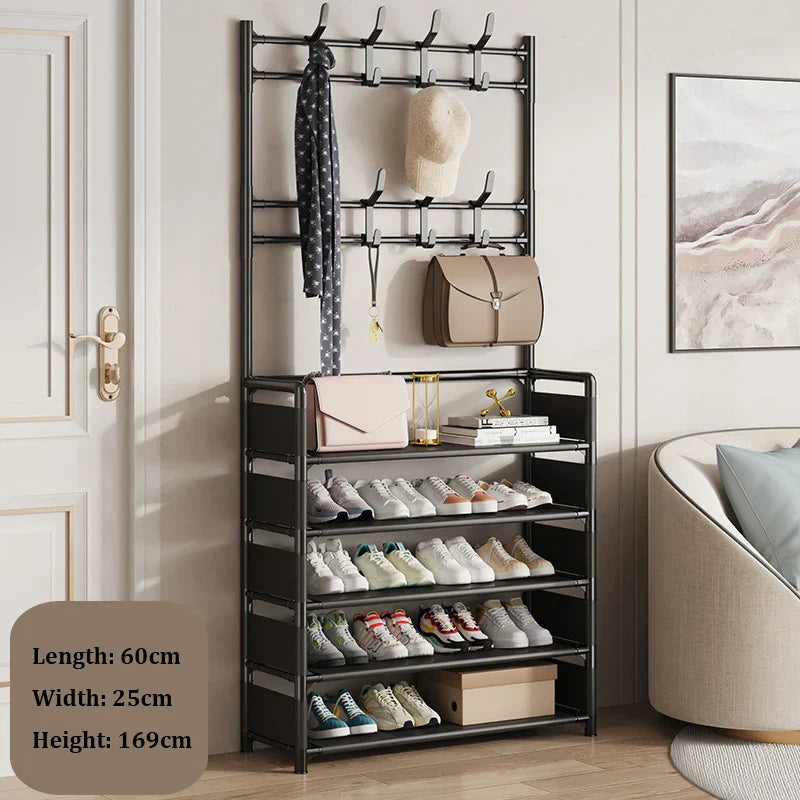 Stand for Clothes Shelf Coat Shelves Hanger Floor