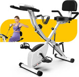 Stationary Exercise Bike| 4 IN 1 Foldable Indoor