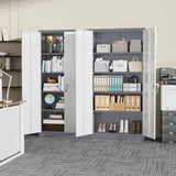Steel SnapIt Storage Cabinet 72" Locking Metal Cabinet