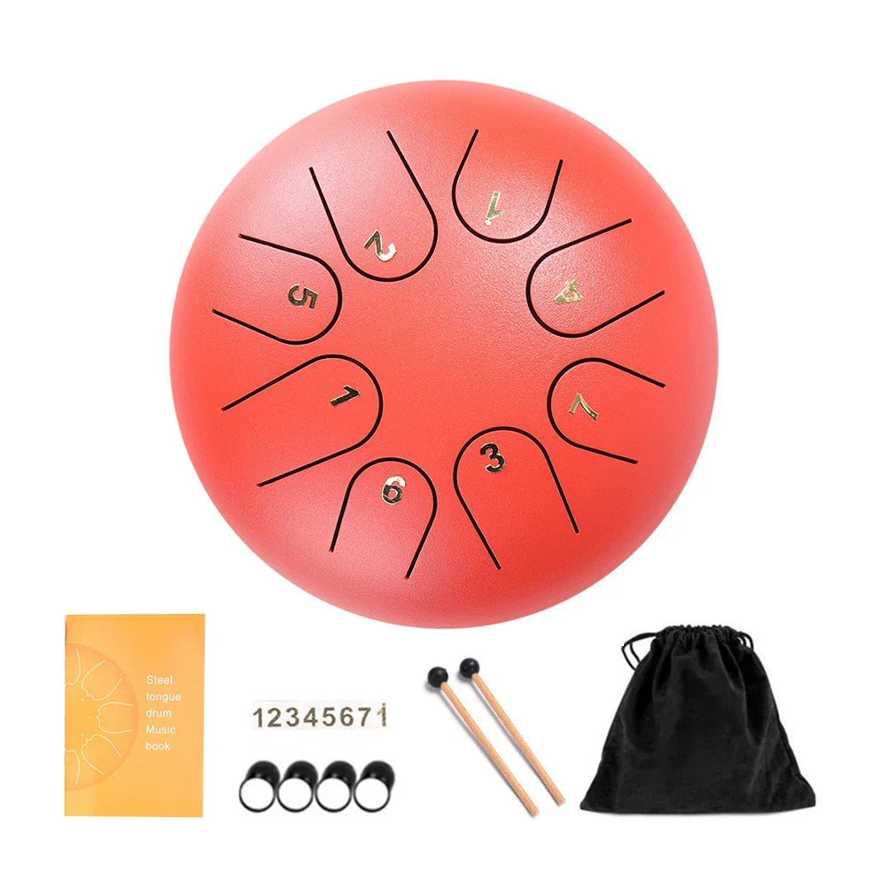 Steel Tongue Drum Set 6 Inch 8 Tune