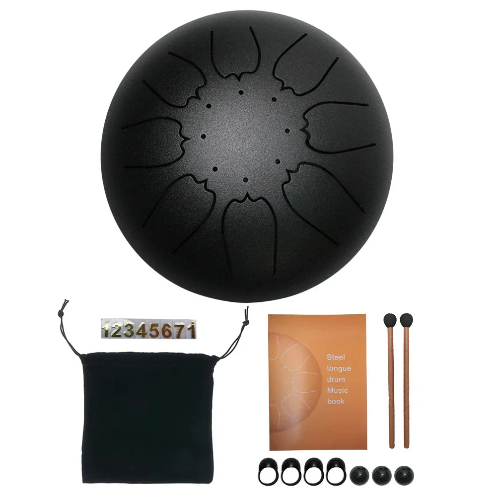 Steel Tongue Drum Set 6 Inch 8 Tune