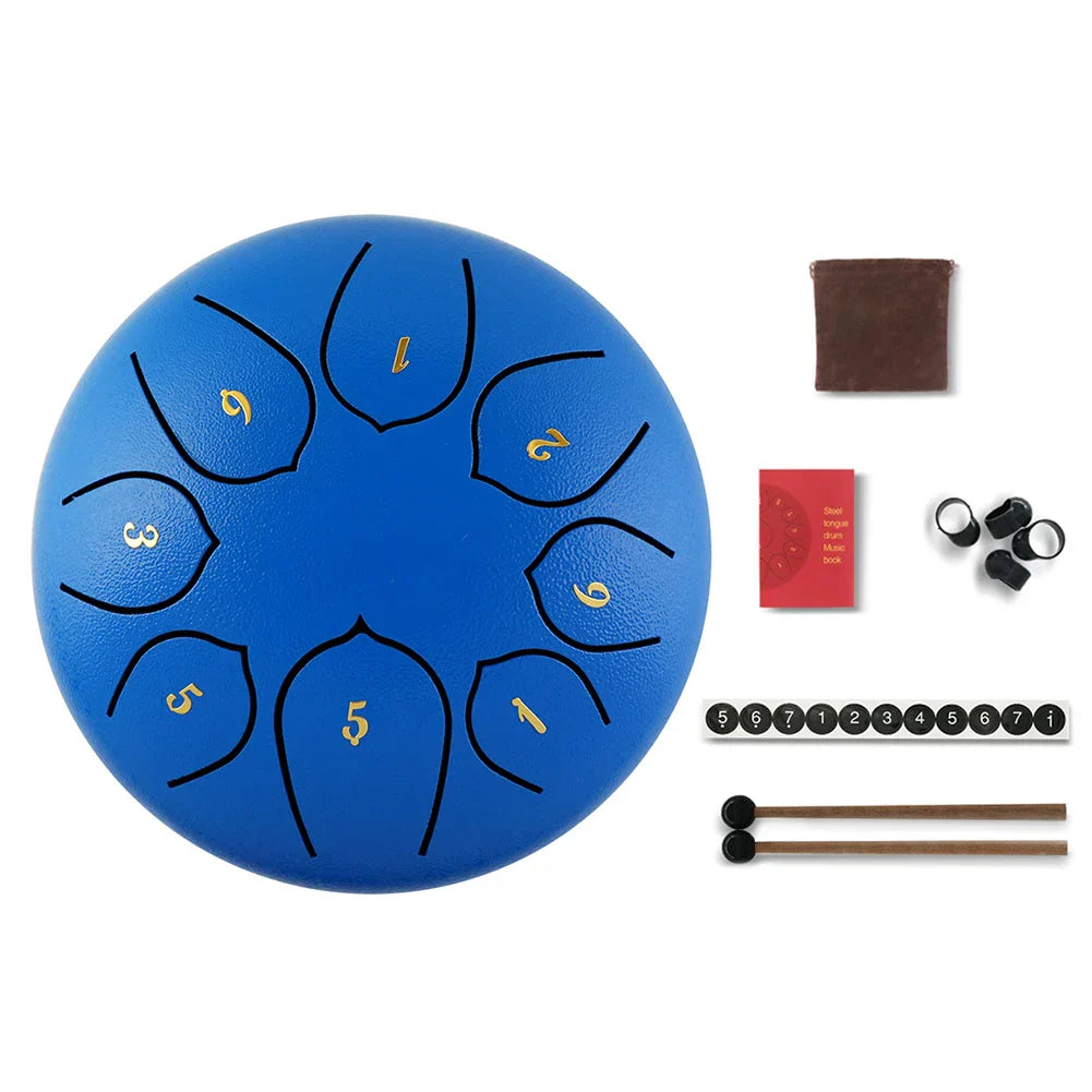 Steel Tongue Drum Set 6 Inch 8 Tune