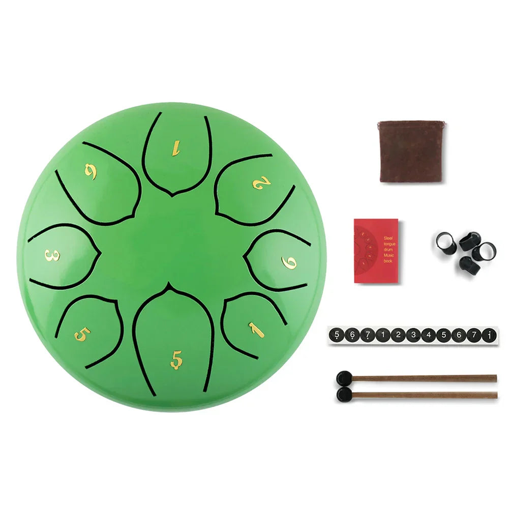 Steel Tongue Drum Set 6 Inch 8 Tune