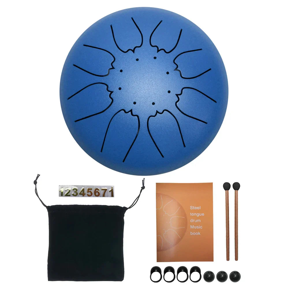 Steel Tongue Drum Set 6 Inch 8 Tune
