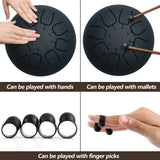 Steel Tongue Drum Set 6 Inch 8 Tune