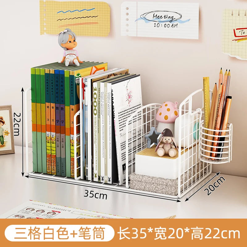 Storage Organizer Magazine Racks Display Corner Modern Desktop