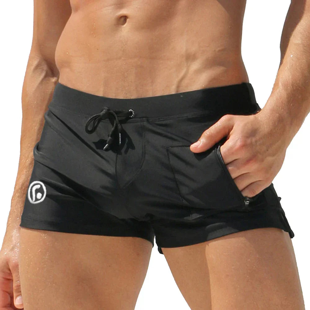 Summer Swimwear Sexy Men Sport Beach Swimming Trunks